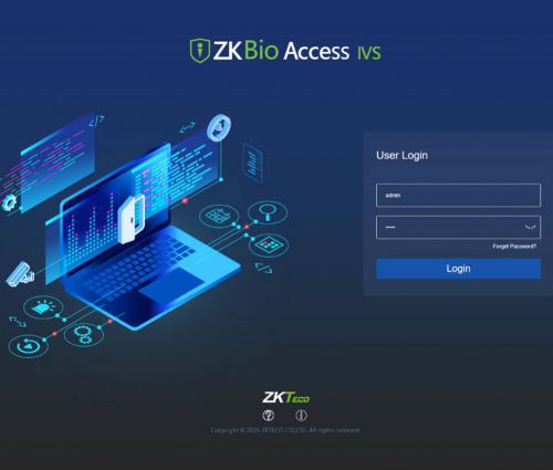 Phần mềm kiểm soát Hệ thống  cửa ZKbio Access