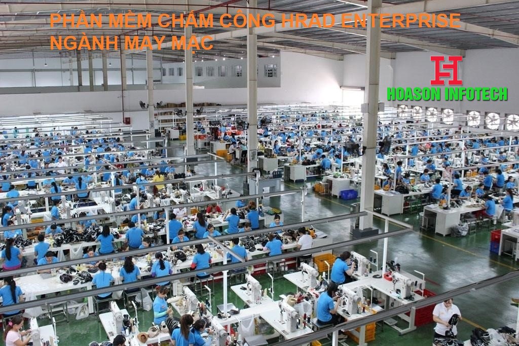 Quản lý chấm công Nhà máy may mặc